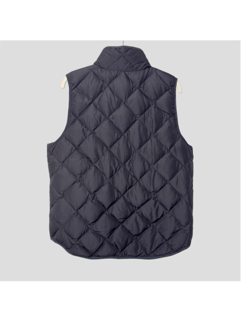 90s Woolrich Black Diamond Quilted Down Equestrian Vest Women's L Fits M - Picture 7 of 11